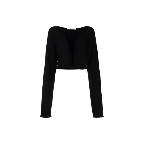 DION LEE Braided V-neck Jumper