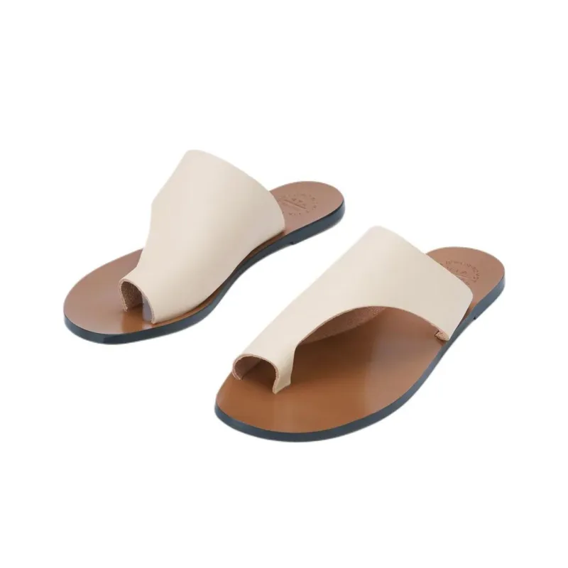 ATP Atelier Slip-Resistant Flip Flops Women's Beige-2