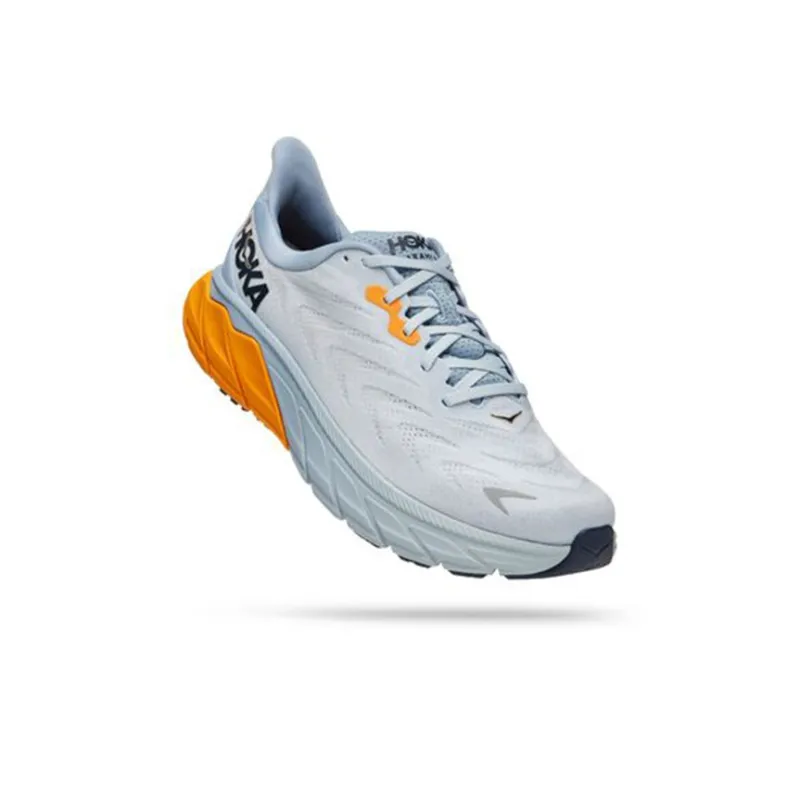HOKA ONE ONE Arahi 6 Plein Air Blue Fog Orange-2