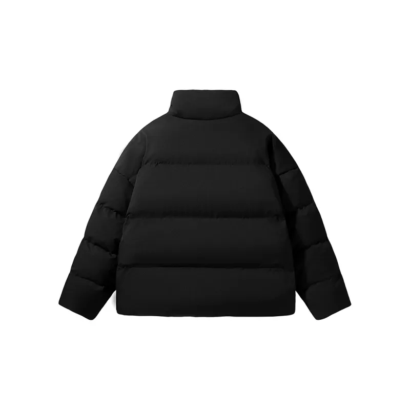 Jeep Zip Closure Stand Collar Warm Thickened Coat Puffer Jacket Unisex-1