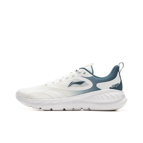 LiNing EasyFit Fle NFL Resistant And Breathable Low Top Casual Running Shoes Men's White Blue