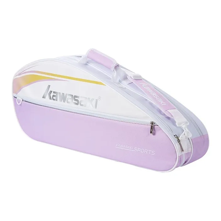 Kawasaki PU, Textile Mixture 6 Piece Set Badminton Racket Bag Shoulder Bag Regular Unisex Blueberry Ice/Ice Cream Grape-1