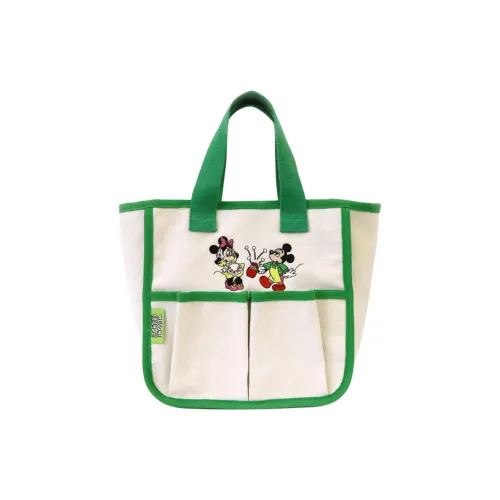 Disney Cotton Lunch Bag Handbag Unisex Green