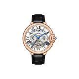 Rose Case White Dial Belt