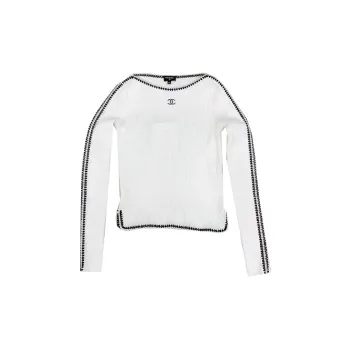 CHANEL FW23 Knitwear Women's White