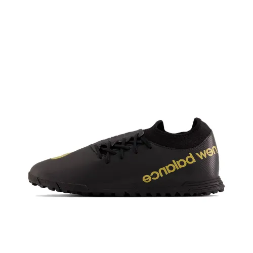 New Balance Furon V7 Anti-Slip Wear-Resistant Soccer Shoes Men's Black Gold