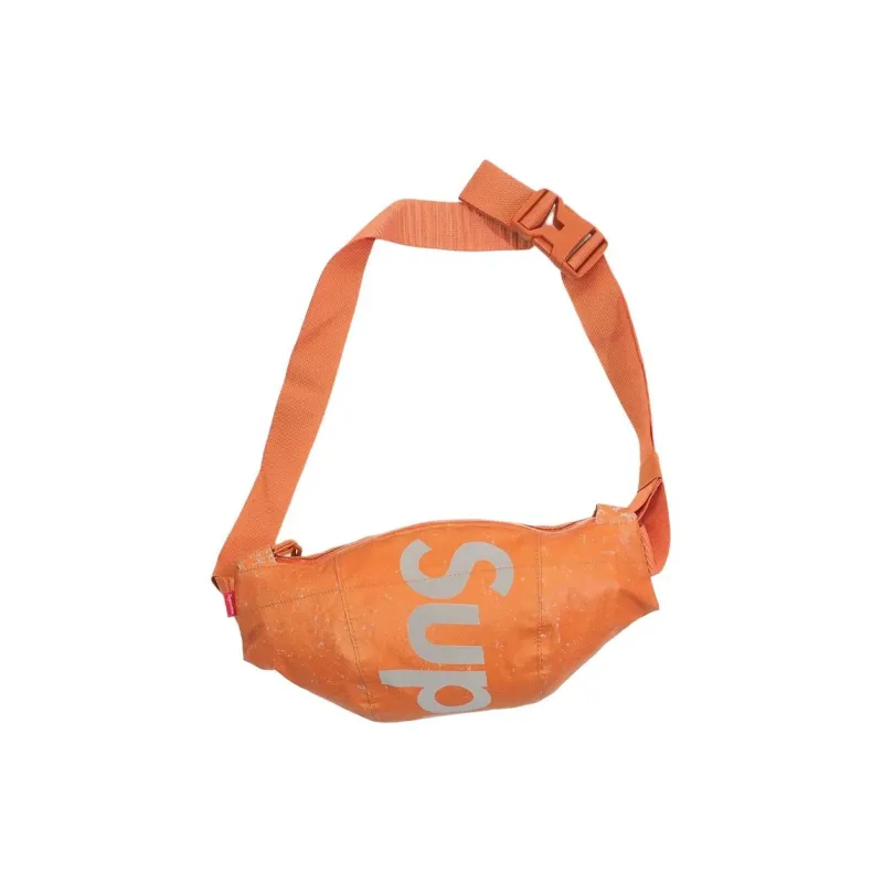 Supreme Nylon Crossbody Bag, Sling Bag, Fanny Pack Regular Unisex Orange Red/Black/Blue-4