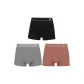 (3 Pack) Black+Gray+Coral Pink