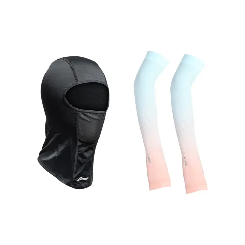 LiNing Other Riding Equipment Arm Sleeves Pullover Face Mask Unisex Polyester Elastane