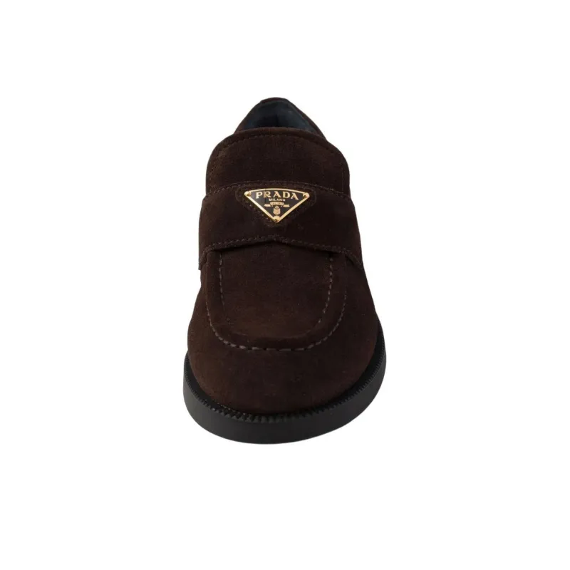 PRADA Loafers Women's Brown-4