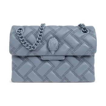 Kurt Geiger London Leather Crossbody Shoulder Bags Mini Women's Gray