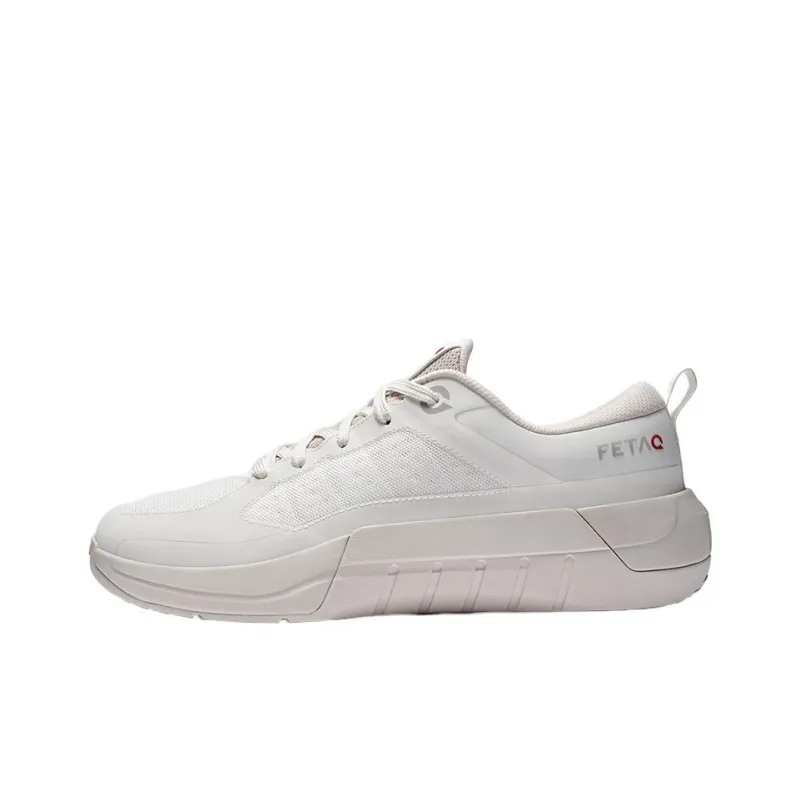 FETAQ Training Shoes Unisex Low Top Galaxy White, Mercury Gray, Obsidian Black-0