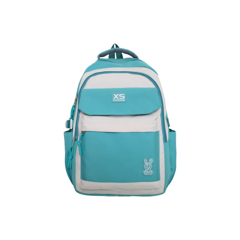 MOK Nylon Backpack Regular Unisex Pink/Black/Purple/Green/Blue-6