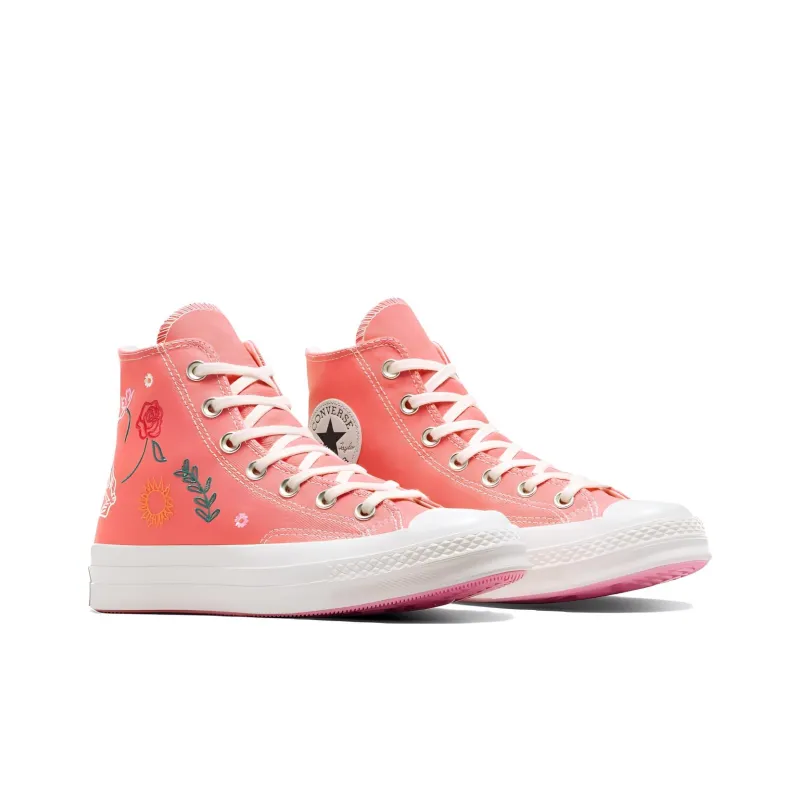 Converse Chuck 70 Non slip Lightweight High Top Canvas Shoes Women's Watermelon Mud-2