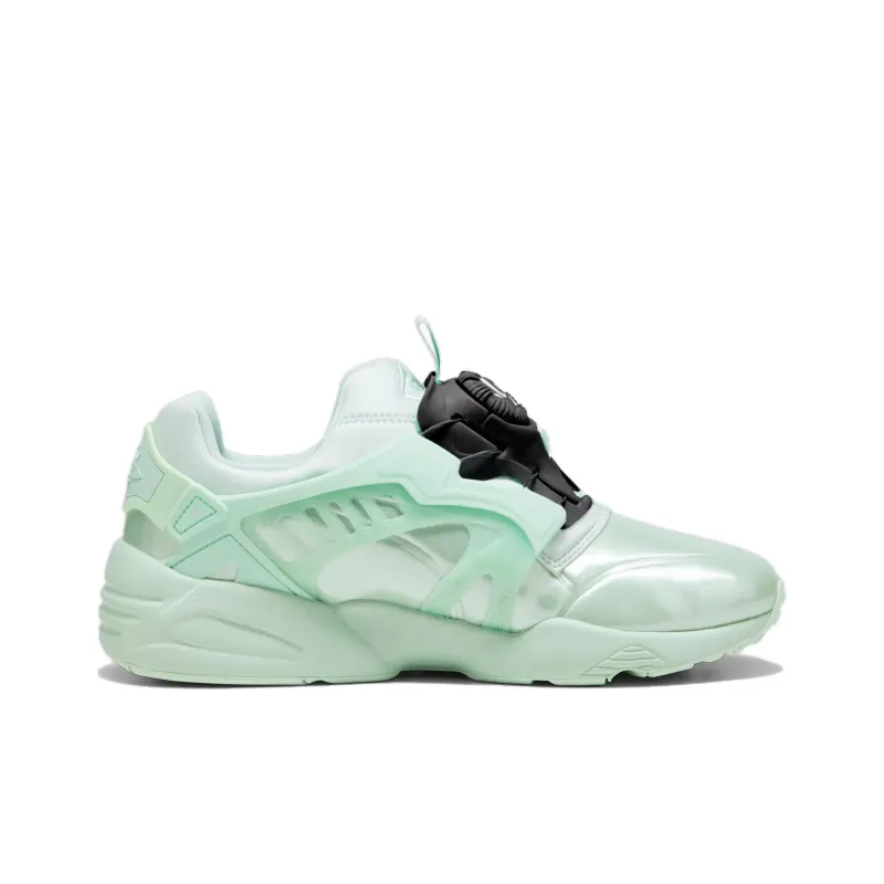 PUMA Disc Blaze Abrasion Resistant Breathable Low Top Casual Running Shoes Men's Green White-1