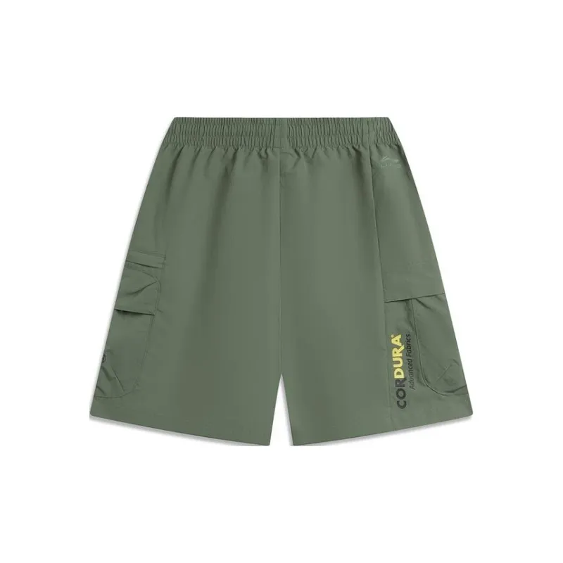 LiNing CF Tracing Casual Shorts Men's Mystic Green Onion-1