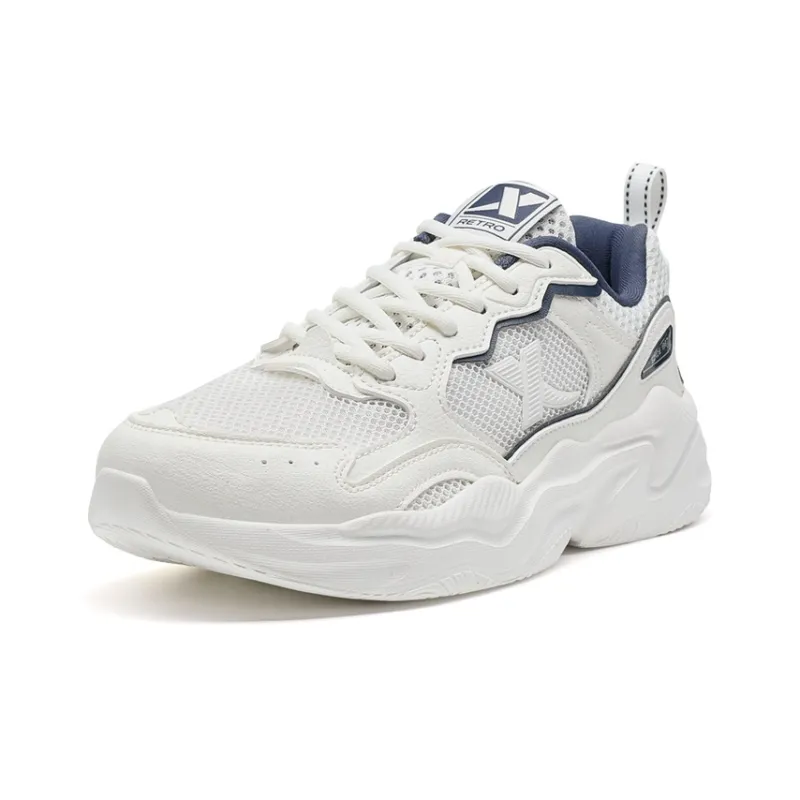 XTEP Lightweight Low Top Casual Shoes Men's Sail White/Ink Teal-2