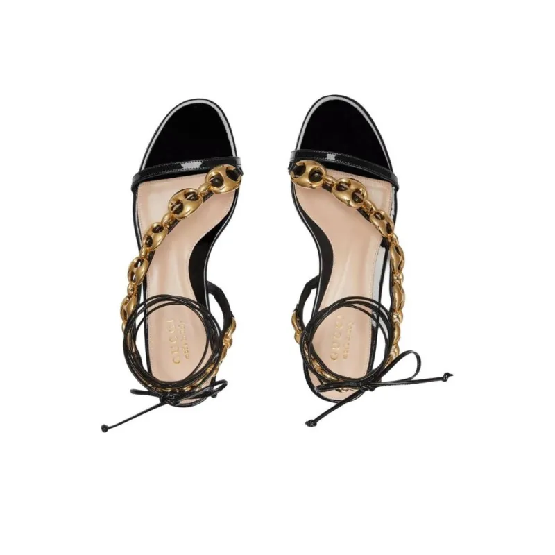 GUCCI Marina Strap Sandals Women's Black-3