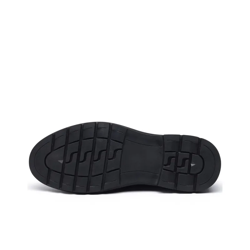 PTLS Dress Shoes Men Low Top Black-4