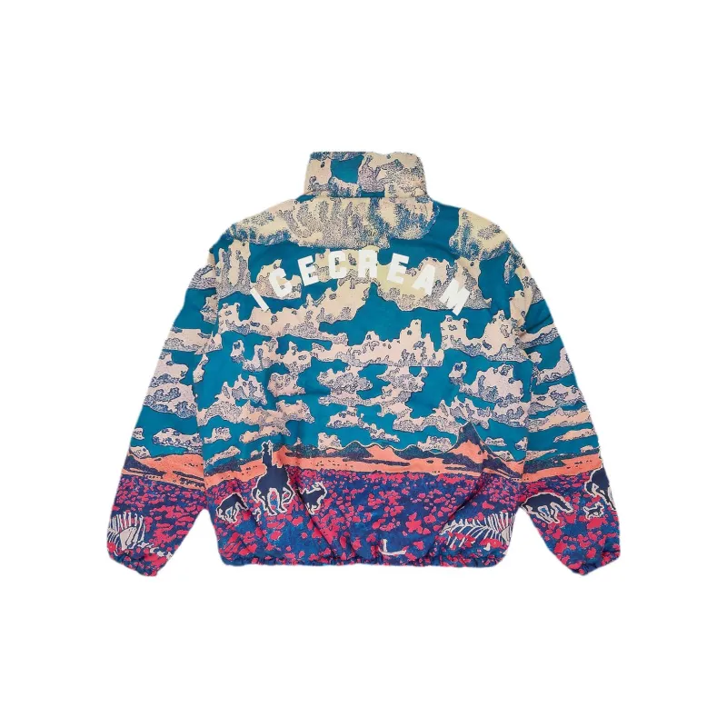 Ice Cream Cloud World Padded Jacket-1