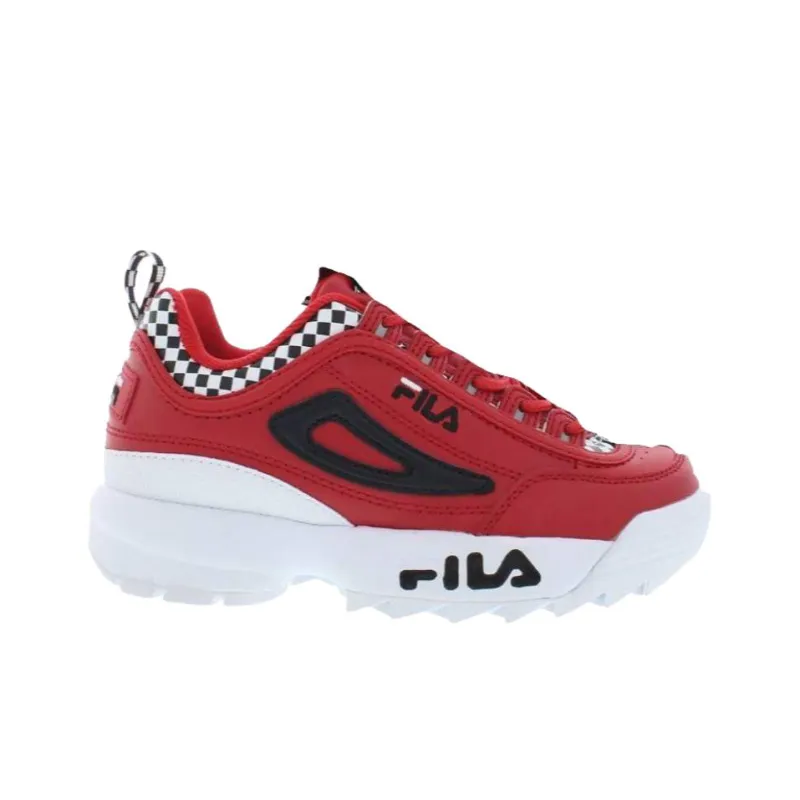 FILA Disruptor 2 Premium RT Big Kid 'Checker'-1