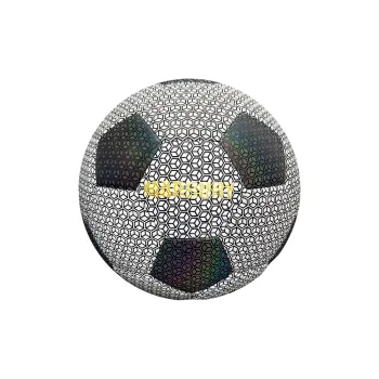 MARBURY Reflective Luminous Series Size 4 Size 5 Soccer PU Seamless Thermal bonding Unisex Silver White