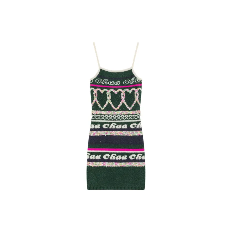 CHUU Slip Dresses Women's Forest Green-1