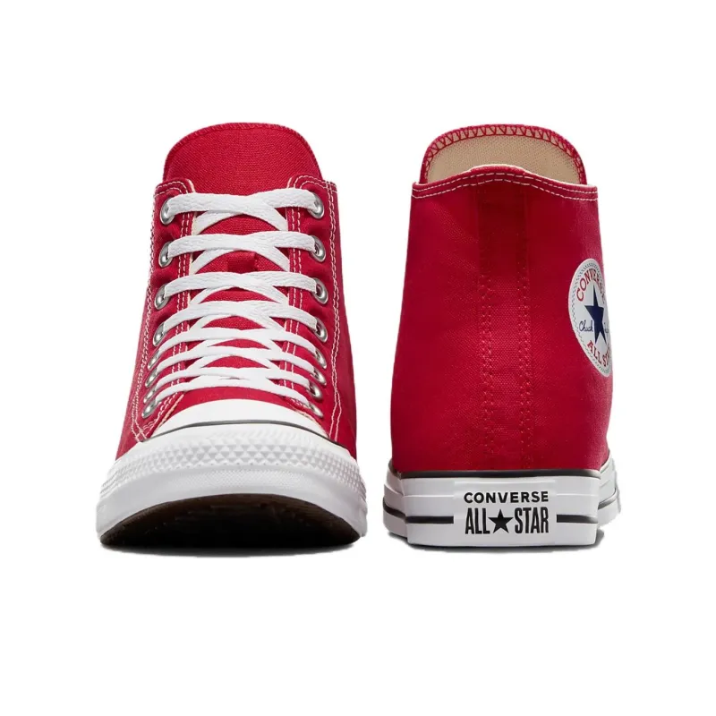 Converse Chuck Taylor All Star Anti Slip Wear Resistant High Top Canvas Shoes Unisex Red-4