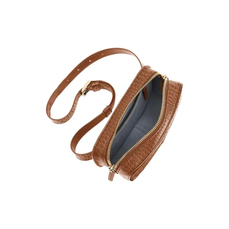 SENREVE Leather Shoulder Bag, Crossbody Bag, Fanny Pack Women's Chestnut Brown-2