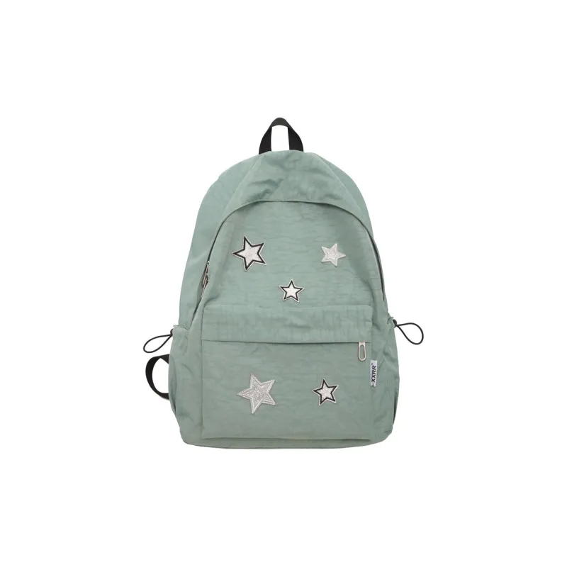 Huangmu Nylon Backpack Regular Unisex Blue/Black/Pink/Blue/Green-6