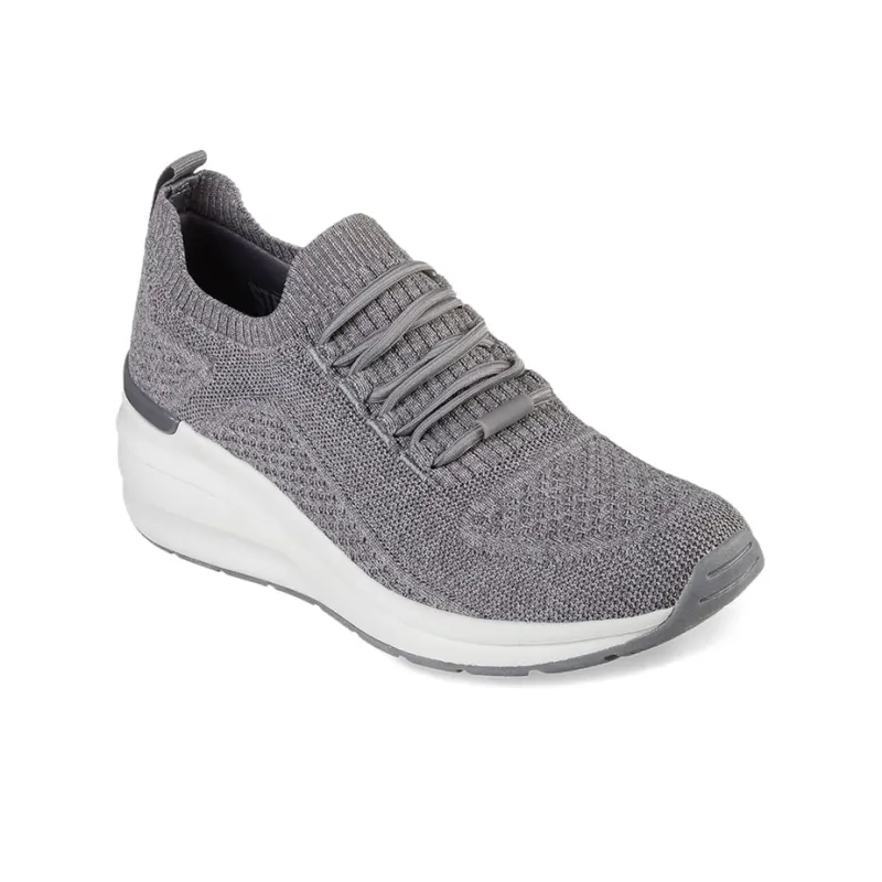 Skechers Billion Damen Woven Walks Cushioning Anti-Slip And Wear-Resistant Low-Top Casual Shoes Women's Gray-2