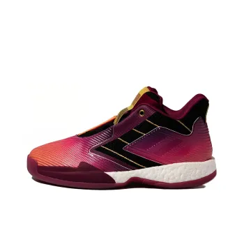 Adidas T Mac Millennium 2 Wear Resistant Mid Top Basketball Shoes Men's Purple