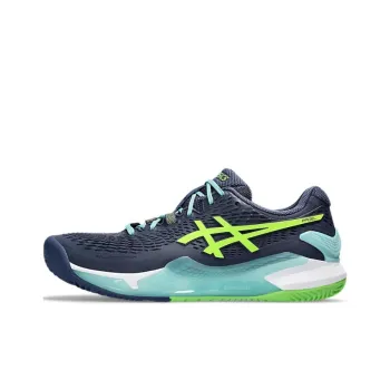 Asics Gel Resolution 9 Padel Thunder Blue Electric Lime