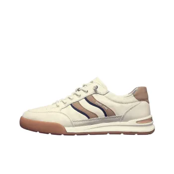 JANE HARLOW Low-Top Skateboard Shoes Men's White Yellow