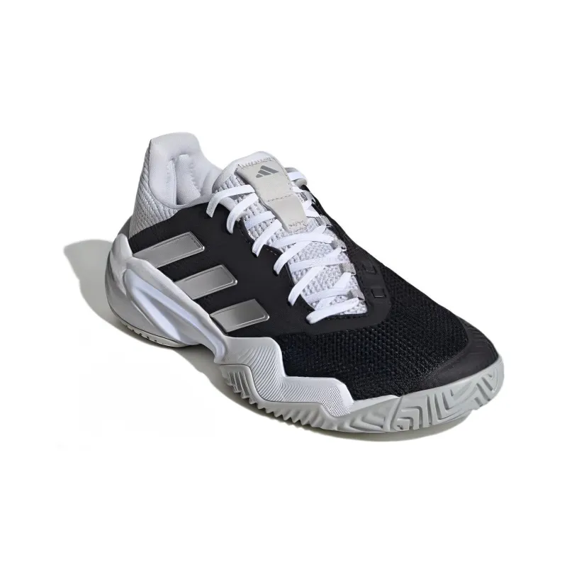 Adidas Barricade 13 Core Black Cloud White Grey Two Women's-2