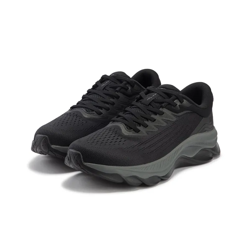 361° Cushioning Breathable Low Top Casual Running Shoes Men's Obsidian Black/Smoke Gray-2