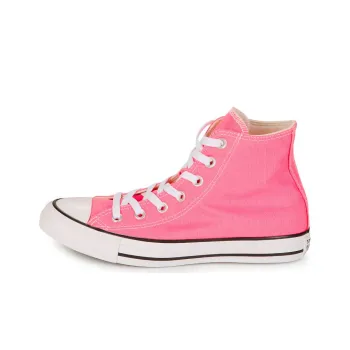 Converse Chuck Taylor Hi All Star Abrasion Resistant Cushioning High Top Canvas Shoes Unisex Pink