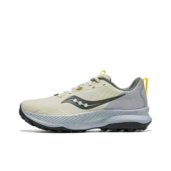Saucony Low Top Running Shoes Men's Light Gray Black