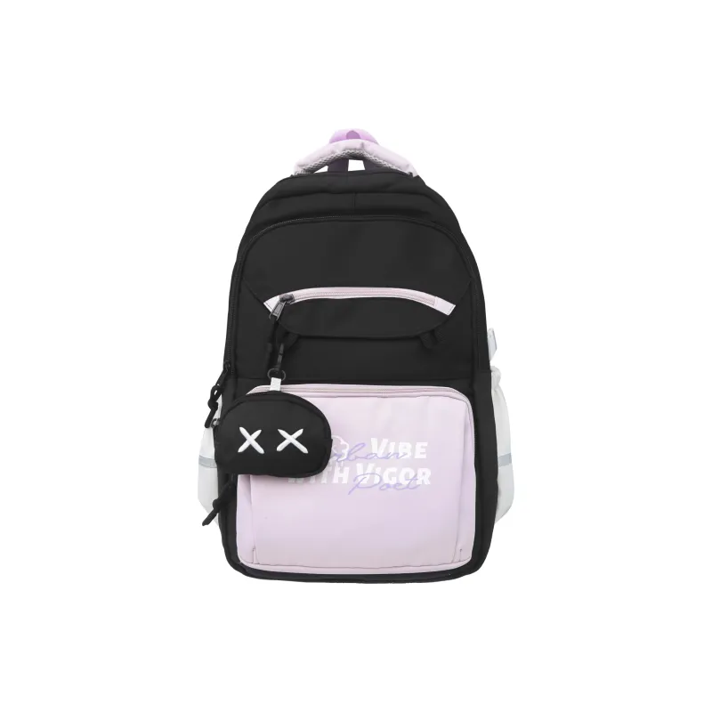 BAODIDAISHU Nylon Backpack Women's Multicolor-0
