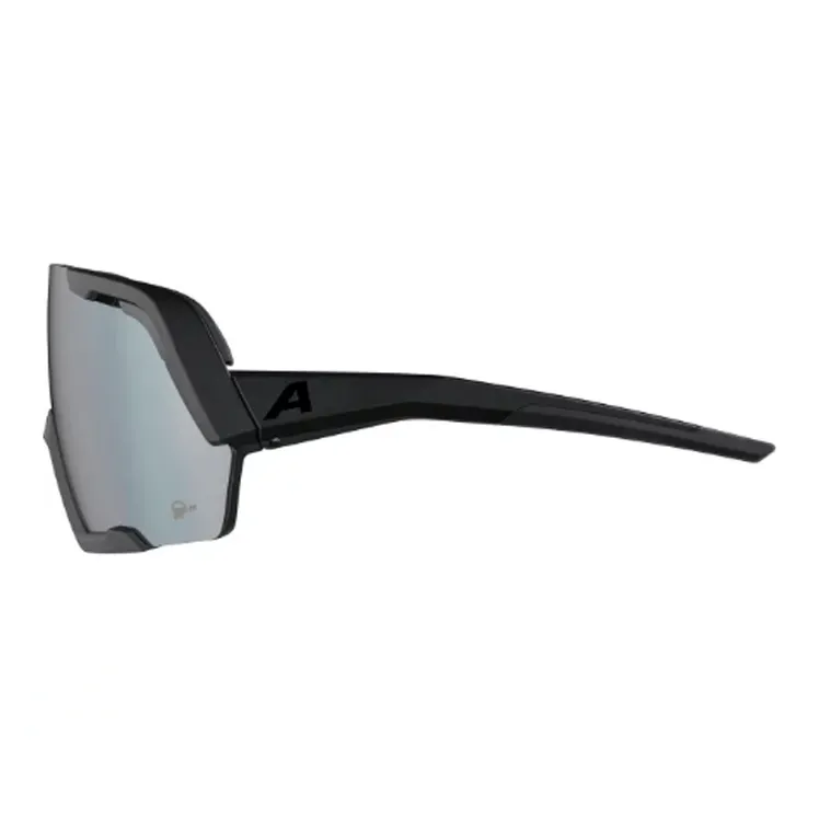 ALPINA - Irregular Shape Sunglasses Unisex Black-2