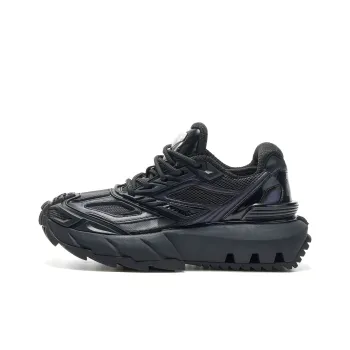 OGR Armored Collection Low Top Chunky Sneakers Unisex Black Warrior