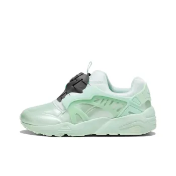 PUMA Disc Blaze Durable Breathable Low Top Casual Running Shoes Men's Green White