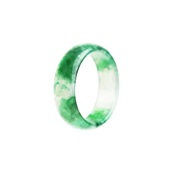 Clear Snow Glutinous Jade Jadeite Rings Unisex