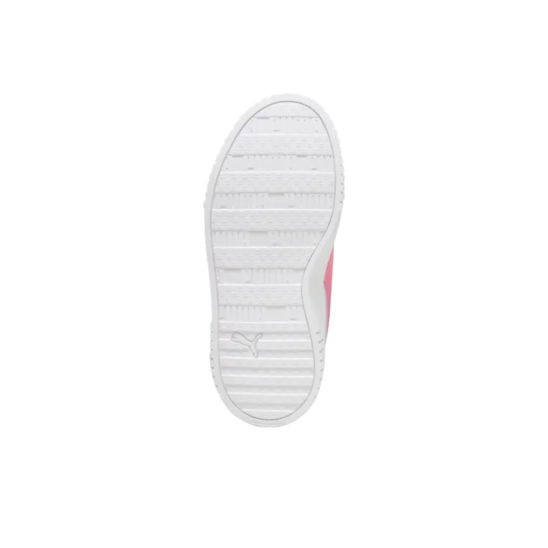 PUMA Carina 2.0 Anti Slip Wear Resistant Low Top Skateboard Shoes Women's White Pink-6