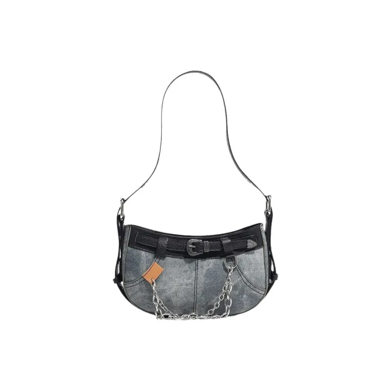 Worm's Home PU Shoulder Bag Regular Women's Black-1