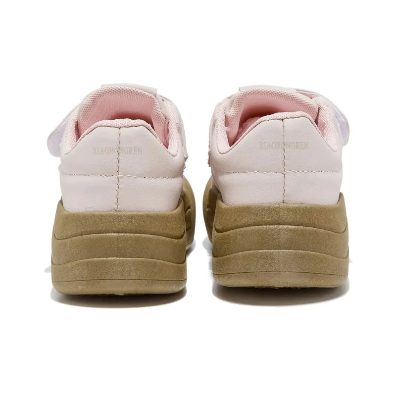 Little Red Man Low Top Skateboard Shoes Women's-3
