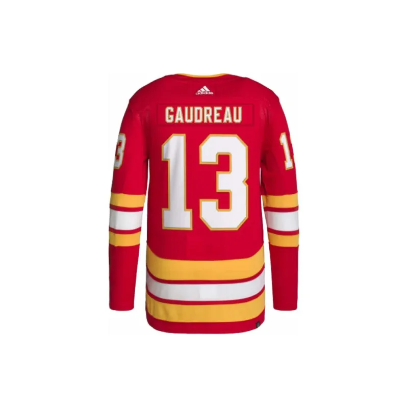 Adidas Flames Gaudreau Home Authentic Jersey-1