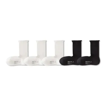 Left Divided By Right Mid-Calf Socks Women's 5 Pack