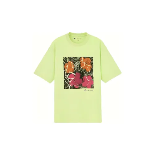 UNIQLO T-Shirts Unisex Light Green