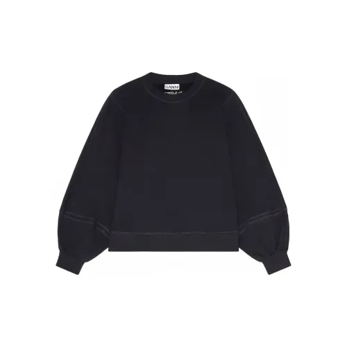 GANNI Sweatshirts Women's Black